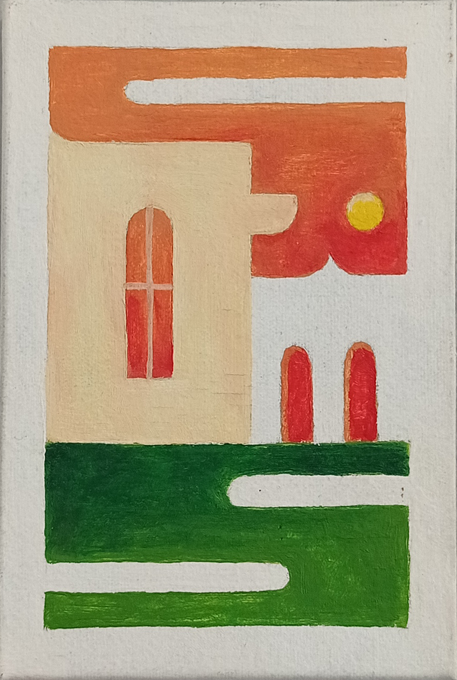 marrocos . 10x15 . acrílica - DISPONÍVEL