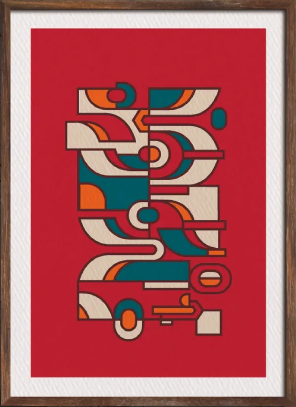 ostinato 1 . 20x30 . impressão sobre canva. 2023