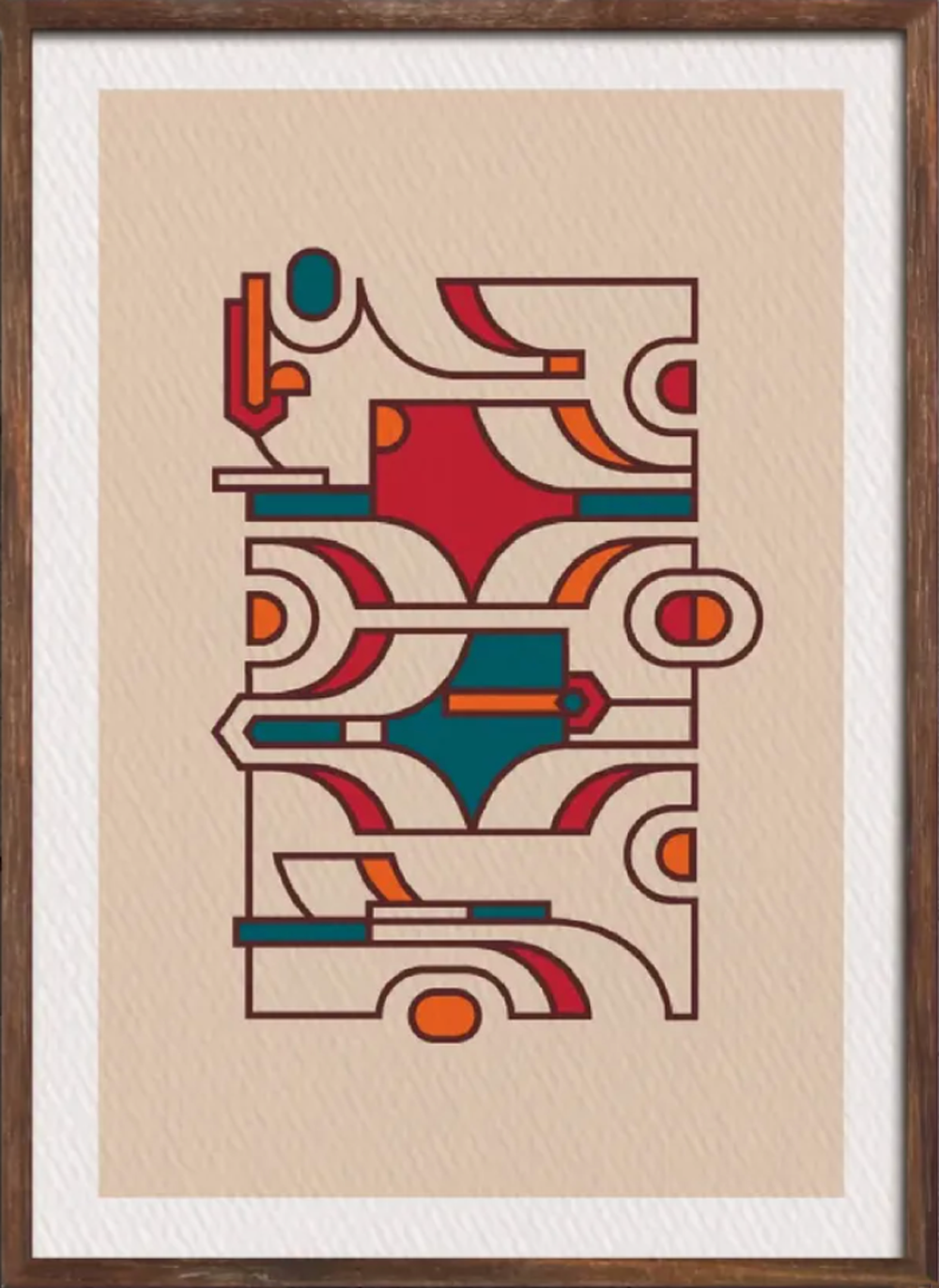 ostinato 2 . 20x30 . impressão sobre canva. 2023